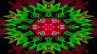 The Milkdrop preset flexi - jelly fish mandala, as it appears in the SYQEL Desktop library
